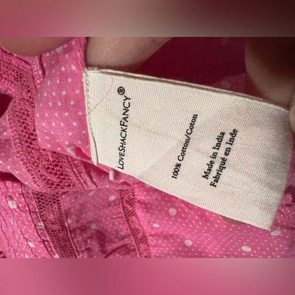 LoveShackFancy Gavilan top and matching Adia skirt set matching set size XS NWT - Picture 10 of 10